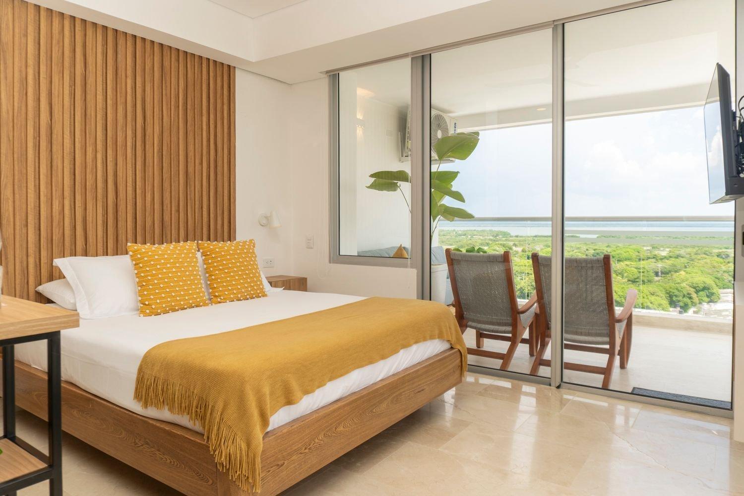 Apartamento Cb1130 Comoda Vista Al Lago-amanecer Hermoso Cartagena