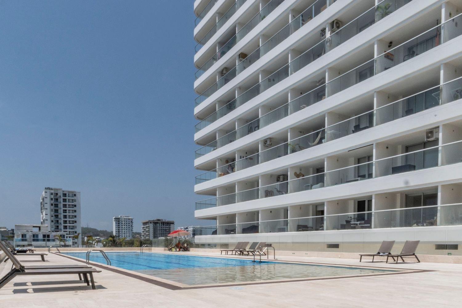 Cb1130 Comoda Vista Al Lago-amanecer Hermoso Apartamento Cartagena