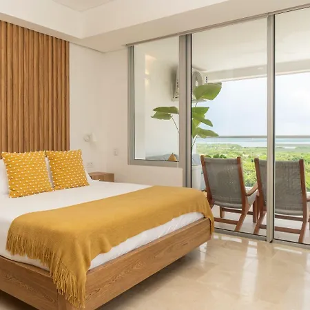 Apartamento Cb1130 Comoda Vista Al Lago-amanecer Hermoso Cartagena
